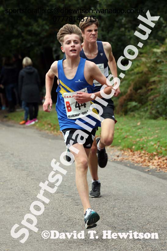Boys under-15s ERRA Road Relays, Sutton Coldifield, Birmingham. Photo: David T. Hewitson/Sports for All Pics